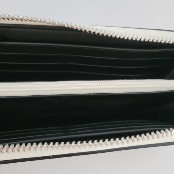 Kate Spade KI365 Madison Large Continental Wallet Colorblock Platinum Clutch - Picture 6 of 6